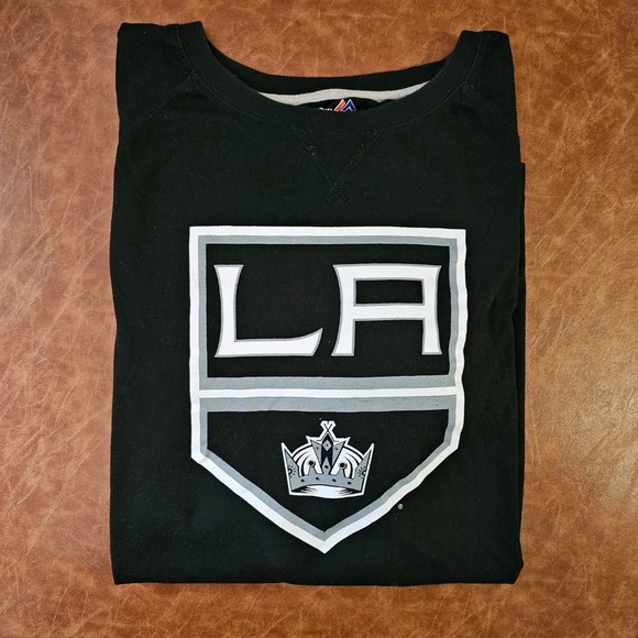 Los Angeles Kings heavy long sleeve shirt, men’s 5XL, 100% cotton, NHL - Picture 5 of 5